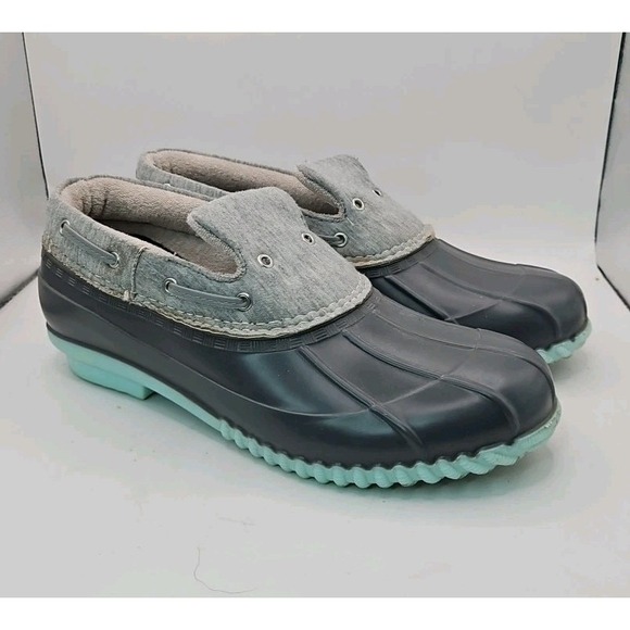 Magellan Outdoors Other - MAGELLAN Outdoor Gray Slip-on Rain Garden Shoes Womens Sz 9 Duck Charming   #407